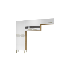 Cozinha Nala Compacta 10 Portas e 2 Gavetas Kits Paraná