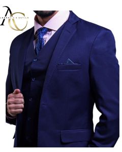 Terno Traje Microfibra Corte Italiano Slim Masculino 44 ao 58-Marinho Noite-56
