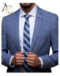 Terno Microfibra Corte Italiano Slim Masculino 42 ao 60-Céu-46