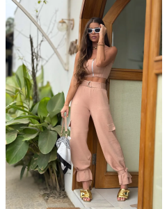 Conjunto Jaque La Vie en Rose Débora Ribeiro Tricot
