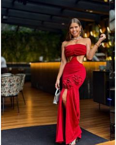 Vestido Luisa Celebrazione Débora Ribeiro Tricot