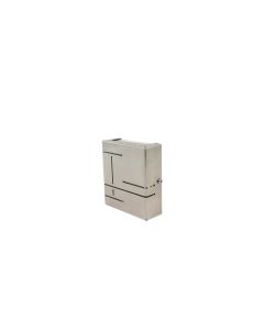 Arandela Slim Órion Inox 304 - Com Luz De Led