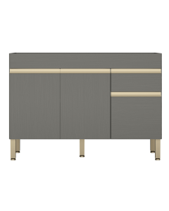 Balcão de Pia Line 120 cm 3 Portas 1 Gaveta Kits Paraná