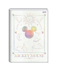 Caderno Brochura Universitário Capa Dura 80 Folhas Mickey Arts Magic Jandaia - Modelo 2