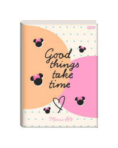 Caderno Brochura Univ. Capa Dura 80 Folhas Minnie Arts Jandaia - Modelo 4