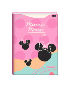 Caderno Brochura Univ. Capa Dura 80 Folhas Minnie Arts Jandaia - Modelo 3