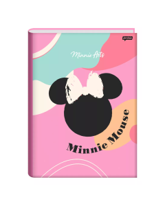 Caderno Brochura Univ. Capa Dura 80 Folhas Minnie Arts Jandaia - Modelo 2