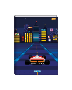 Caderno Brochura Universitário Bits Capa Dura 80 Folhas Jandaia - Modelo 2