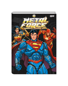 Caderno Brochura Liga da Justiça - Capa Dura 80 Folhas Jandaia - Modelo 3