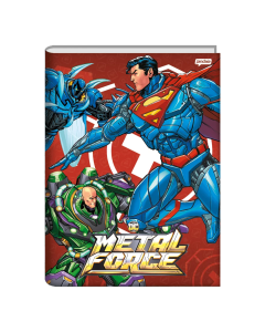 Caderno Brochura Liga da Justiça - Capa Dura 80 Folhas Jandaia - Modelo 1