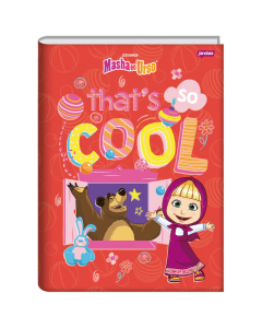 Caderno 1/4 Brochura Masha e o Urso 48 Folhas Jandaia - Modelo 4
