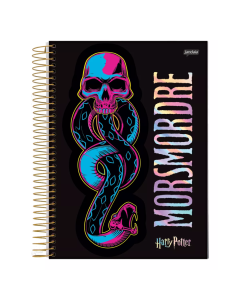 Caderno Harry Potter Capa Dura 1 Matéria Jandaia 96 Folhas - Modelo 4