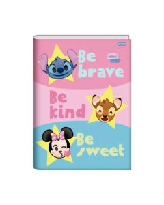 Caderno Brochura Universitário Capa Dura 48 Folhas Disney Emoji Jandaia - Modelo 2