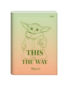Caderno Brochura 1/4 Capa Dura 80 Folhas Disney 100TH Jandaia - Modelo 4