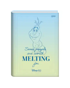 Caderno Brochura 1/4 Capa Dura 80 Folhas Disney 100TH Jandaia - Modelo 3