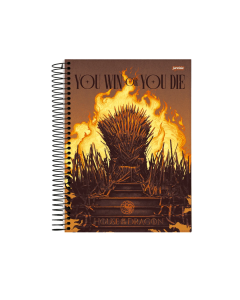 Caderno House Of The Dragon Capa Dura 80 Folhas 1 Matéria - Modelo 1