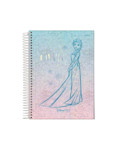 Caderno Capa Dura Disney 100th 80 Folhas Jandaia - Modelo 2