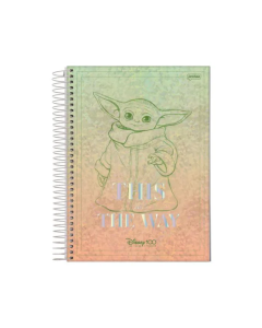 Caderno Capa Dura Disney 100th 80 Folhas Jandaia - Modelo 4