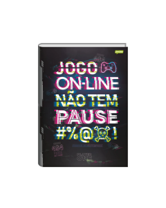 Caderno Brochurão Player 1 Capa Dura 80 Folhas Jandaia - Modelo 3