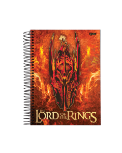Caderno O Senhor dos Anéis Capa Dura 1 Matéria 80 Folhas Jandaia - Modelo 1
