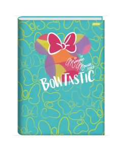 Caderno Brochura Minnie Arts Capa Dura 80 Folhas Jandaia - Modelo 2