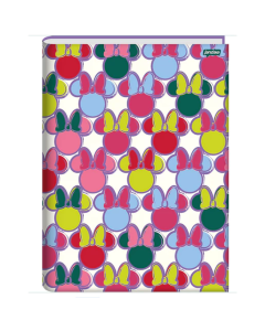 Caderno Brochura Minnie Arts Capa Dura 80 Folhas Jandaia - Modelo 4