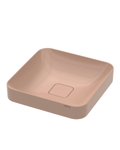 Cuba Quadrada de Sobrepor Ágata Square 38cm Badenza - Linha Diamante Rose Quartz