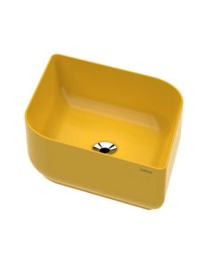 Cuba Retangular de Apoio Sofi 38cm Badenza Mellow Yellow