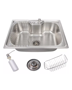 Cuba Gourmet Cozinha Aço Inox 201 - 60x42 cm com Acessórios