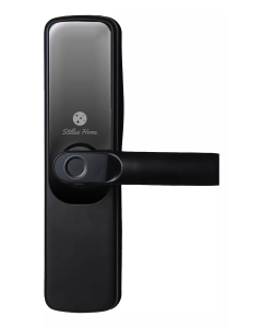 Fechadura Digital Eletrônica Biometria Senha Cartão App WiFi Cor Preto