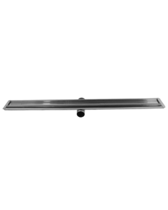 Ralo Linear Oculto 50 cm Saída Central na Horizontal Inox 304