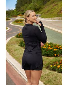 Shorts Dry Abigail com Shorts Internos e Bolso Lateral Embutido