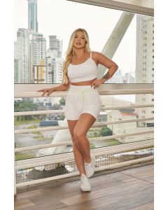 Top Leila com Modelagem Ajustada e Tecido Respirável