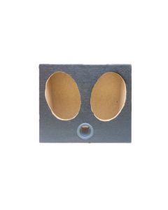 Caixa de Som Automotiva Dutada para 1 Par de 6x9" – MDF 15mm, Grafite