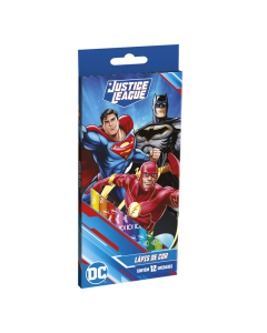 Lápis de Cor 12 Cores Liga da Justiça – Tris