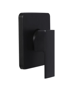 Misturador Monocomando para Chuveiro Quadrado Preto Fosco