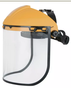 Protetor Facial Incolor 8 Carneira Com Catraca - Delta Plus Cor Amarelo