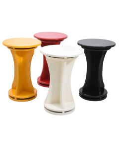 Banqueta Baixa 32cm x 25cm x 48cm - Kit com 4 unidades